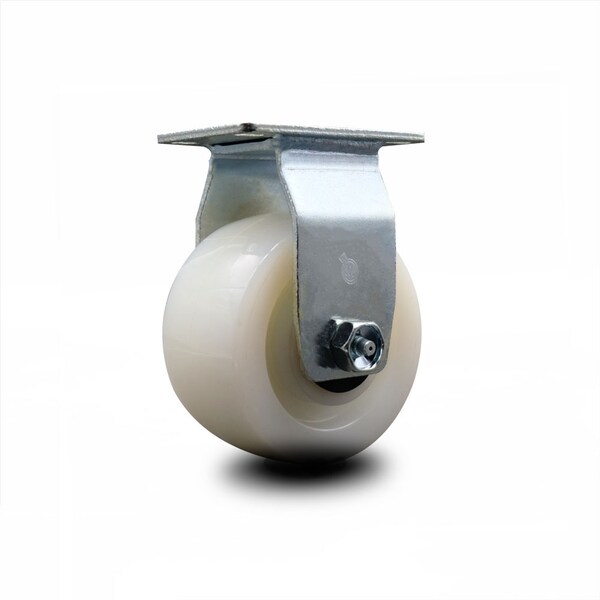 4 Inch Nylon Wheel Rigid Caster with Ball Bearing